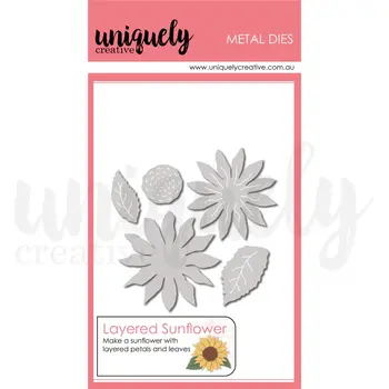 UNIQUELY CREATIVE UNIQUELY CREATIVE LAYERED SUNFLOWER DIE SET
