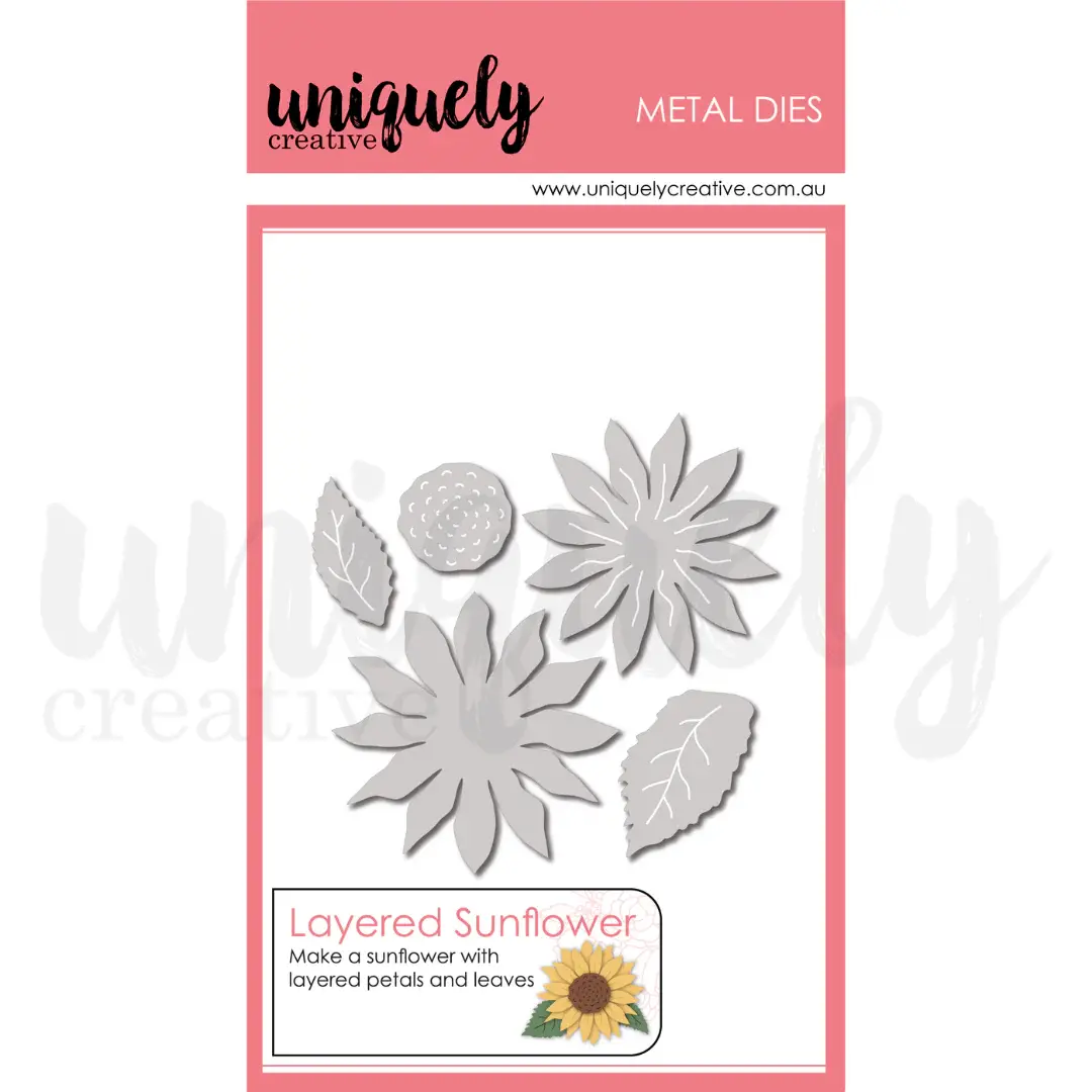 UNIQUELY CREATIVE UNIQUELY CREATIVE LAYERED SUNFLOWER DIE SET