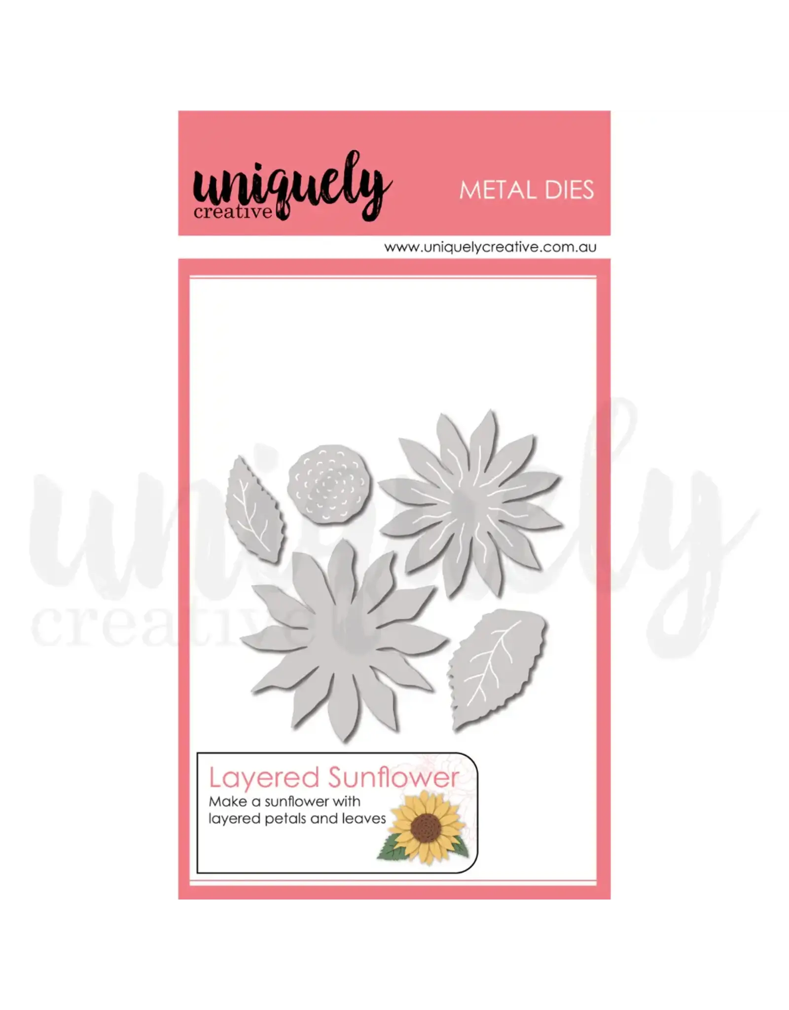 UNIQUELY CREATIVE UNIQUELY CREATIVE LAYERED SUNFLOWER DIE SET