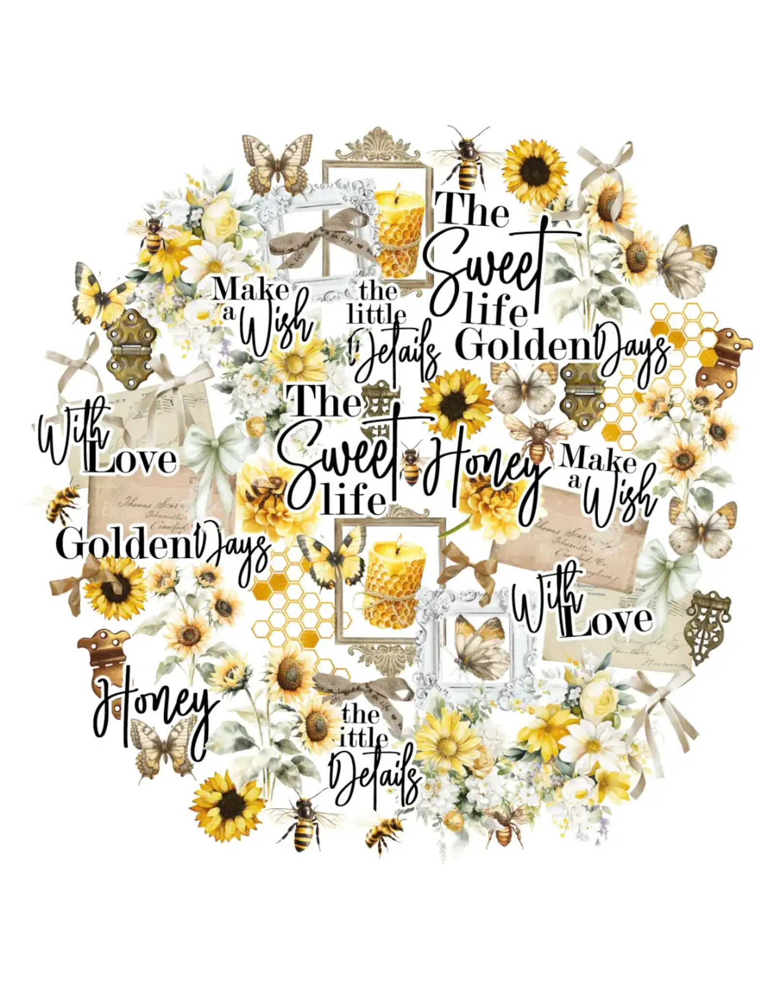 UNIQUELY CREATIVE UNIQUELY CREATIVE SWEET AS HONEY CREATIVE CUTS DIE CUTS