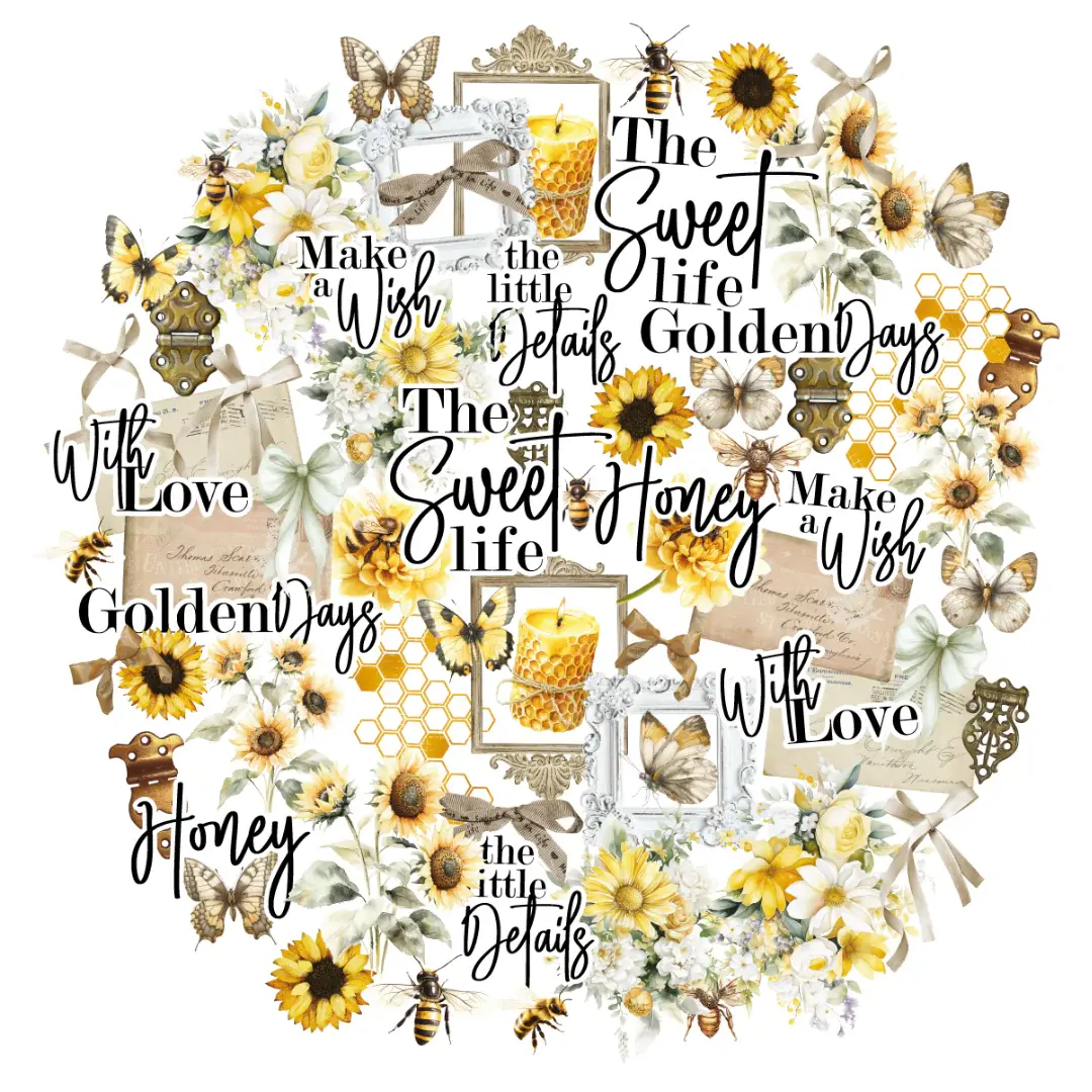 UNIQUELY CREATIVE UNIQUELY CREATIVE SWEET AS HONEY CREATIVE CUTS DIE CUTS