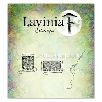 LAVINIA STAMPS LAVINIA STAMPS REELS & NEEDLE CLEAR STAMP SET