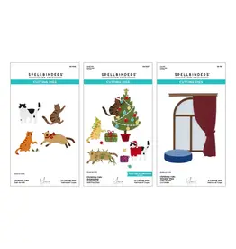 SPELLBINDERS SPELLBINDERS YANA SMAKULA CHRISTMAS CATS DIE BUNDLE