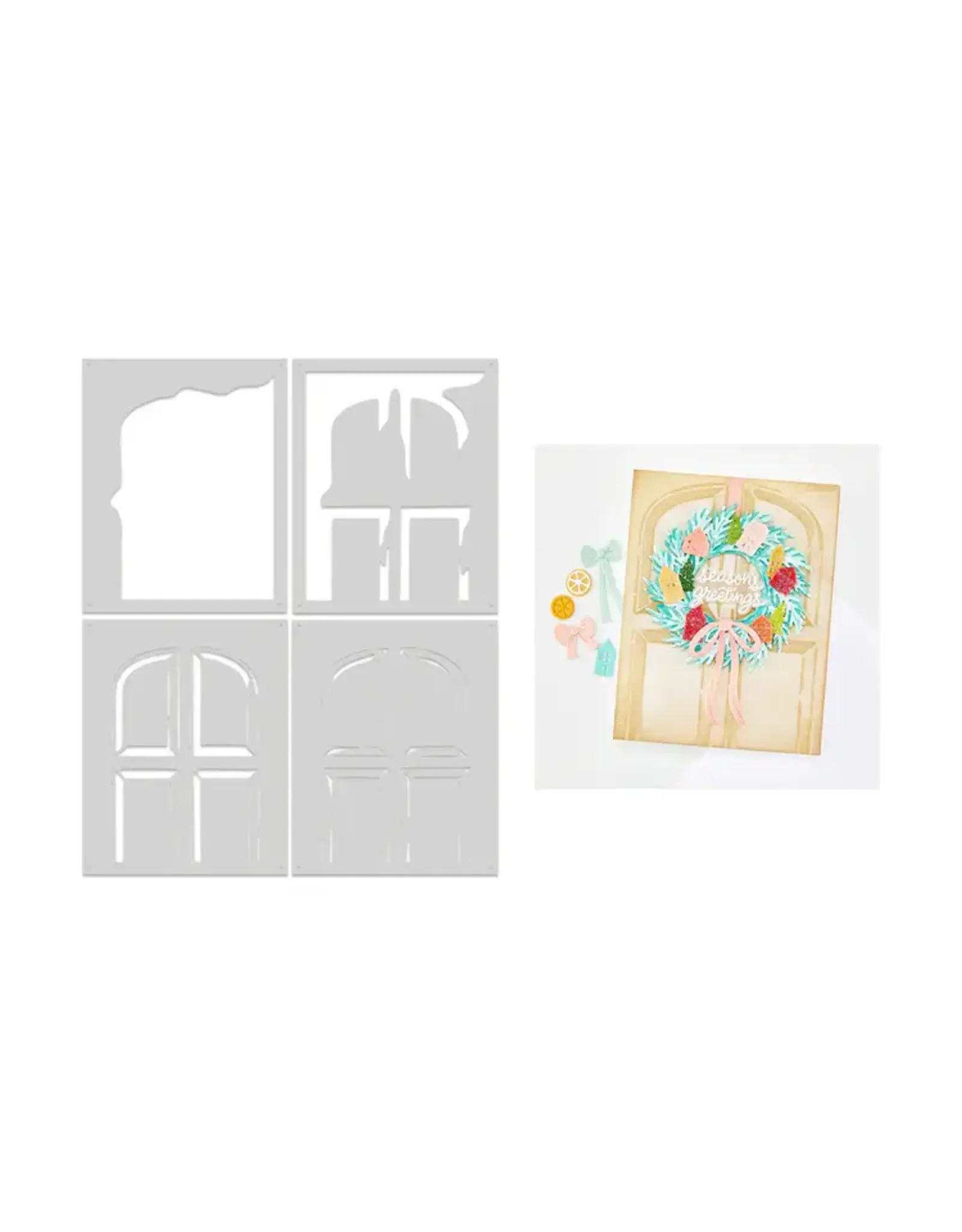 HERO ARTS HERO ARTS FRONT DOOR LAYERING STENCIL SET