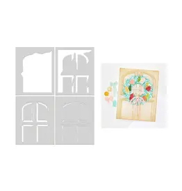 HERO ARTS HERO ARTS FRONT DOOR LAYERING STENCIL SET