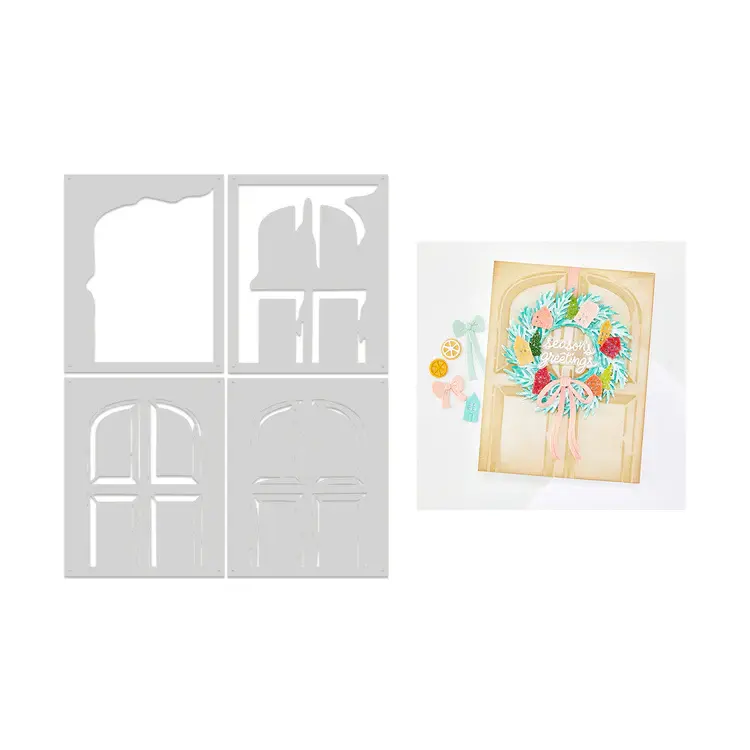 HERO ARTS HERO ARTS FRONT DOOR LAYERING STENCIL SET