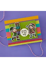 SPELLBINDERS SPELLBINDERS SIMON HURLEY NAUGHTY OR NICE CLEAR STAMP AND DIE BUNDLE