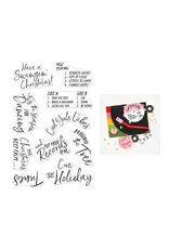 HERO ARTS HERO ARTS SWINGIN' CHRISTMAS CLEAR STAMP SET