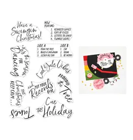 HERO ARTS HERO ARTS SWINGIN' CHRISTMAS CLEAR STAMP SET