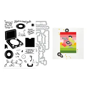 HERO ARTS HERO ARTS FEELING FESTIVE CLEAR STAMP AND DIE SET