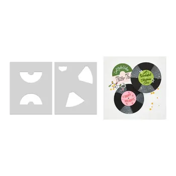 HERO ARTS HERO ARTS DROP THE NEEDLE LAYERING STENCIL SET