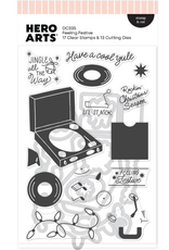 HERO ARTS HERO ARTS FEELING FESTIVE CLEAR STAMP SET