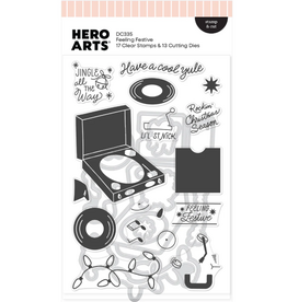 HERO ARTS HERO ARTS FEELING FESTIVE CLEAR STAMP SET