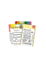 WAFFLE FLOWER WAFFLE FLOWER WINDOW SENTIMENTS CLEAR STAMP SET AND DIE COMBO