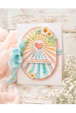 WAFFLE FLOWER WAFFLE FLOWER SUNBURST STENCIL