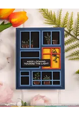 WAFFLE FLOWER WAFFLE FLOWER POSTAGE COLLAGE WINDOWSILL PLANTS DIE SET