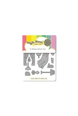 WAFFLE FLOWER WAFFLE FLOWER POSTAGE COLLAGE WINDOW ADD-ONS DIE SET