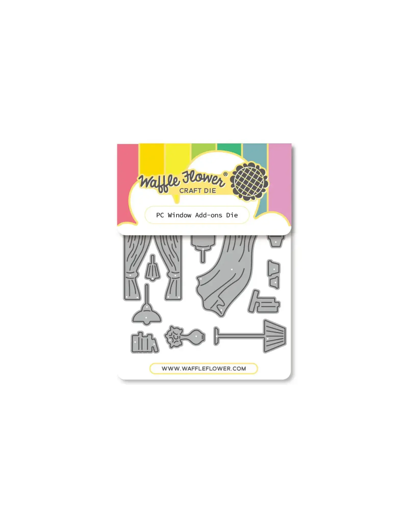 WAFFLE FLOWER WAFFLE FLOWER POSTAGE COLLAGE WINDOW ADD-ONS DIE SET