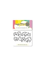 WAFFLE FLOWER WAFFLE FLOWER POSTAGE COLLAGE SWALLOW SILHOUETTES DIE SET