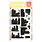 WAFFLE FLOWER WAFFLE FLOWER POSTAGE COLLAGE CITY SUNSET CLEAR STAMP SET