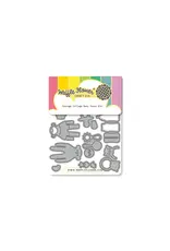 WAFFLE FLOWER WAFFLE FLOWER POSTAGE COLLAGE BABY ICONS DIE SET