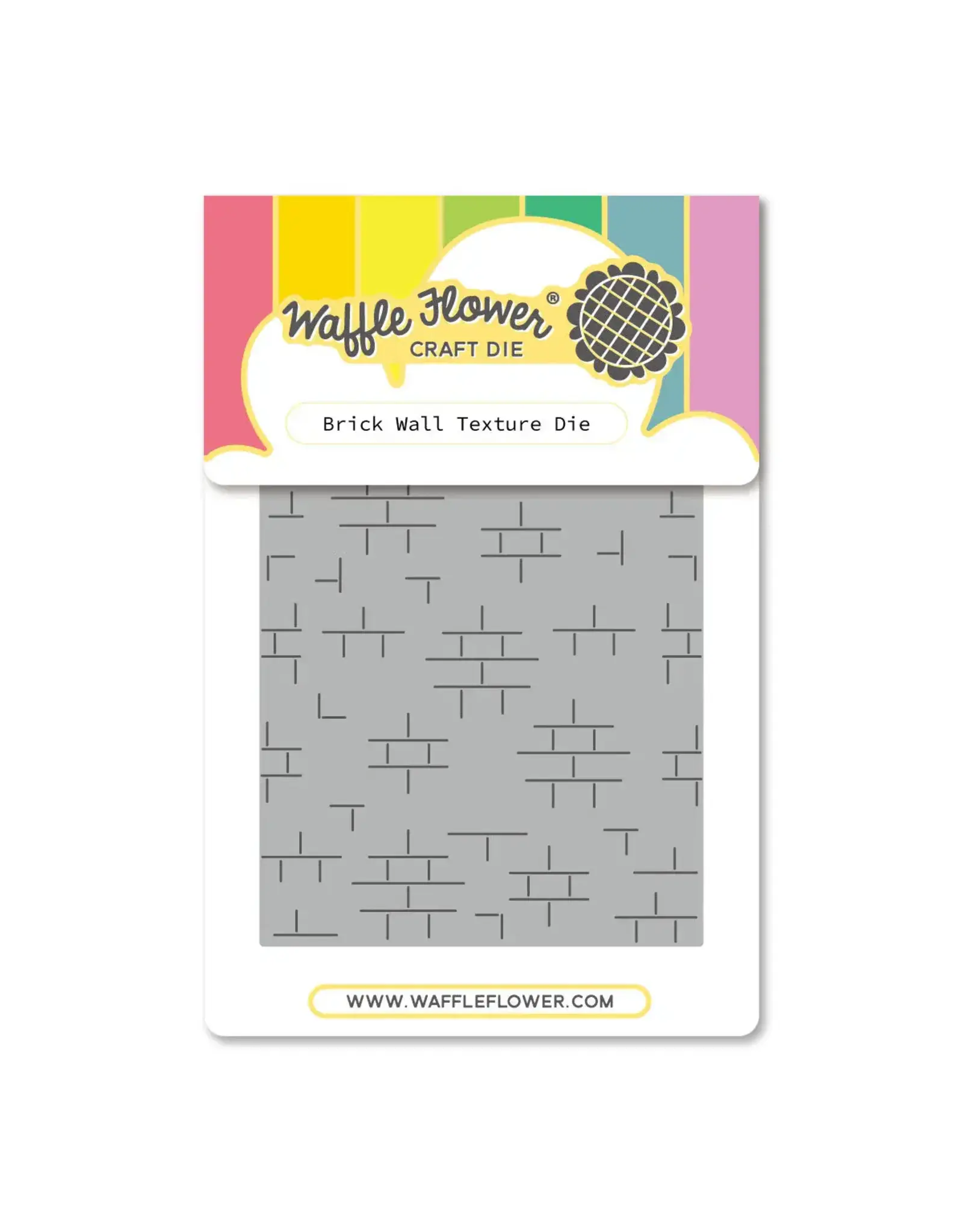 WAFFLE FLOWER WAFFLE FLOWER BRICK WALL TEXTURE DIE