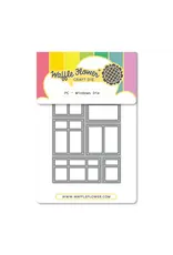 WAFFLE FLOWER WAFFLE FLOWER POSTAGE COLLAGE WINDOWS DIE