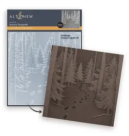 ALTENEW ALTENEW SNOWY FOOTPATH 3D EMBOSSING FOLDER