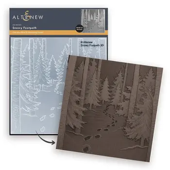 ALTENEW ALTENEW SNOWY FOOTPATH 3D EMBOSSING FOLDER
