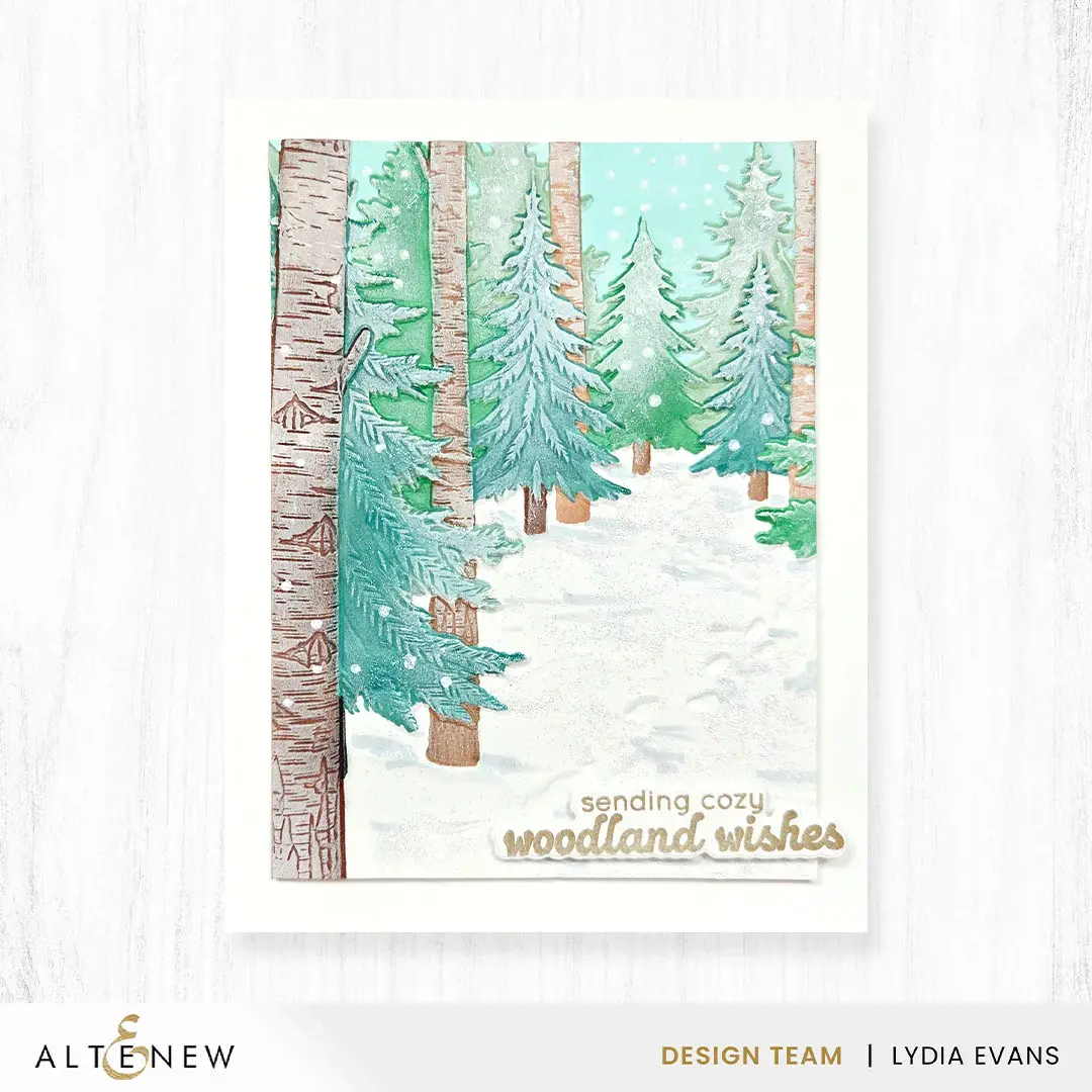 ALTENEW ALTENEW SNOWY FOOTPATH 3D EMBOSSING FOLDER