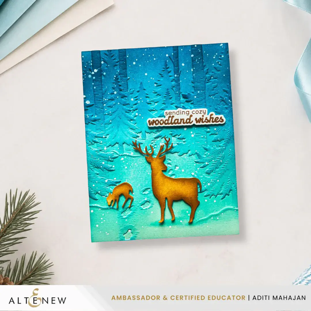 ALTENEW ALTENEW SNOWY FOOTPATH 3D EMBOSSING FOLDER