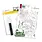 ALTENEW ALTENEW BUILD-A-GARDEN: BLOSSOMING TRIO CLEAR STAMP, STENCIL SET AND BLENDING BRUSH