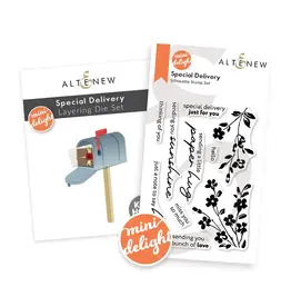 ALTENEW ALTENEW MINI DELIGHT: SPECIAL DELIVERY CLEAR STAMP & DIE SET
