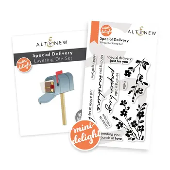 ALTENEW ALTENEW MINI DELIGHT: SPECIAL DELIVERY CLEAR STAMP & DIE SET