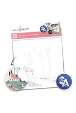 ALTENEW ALTENEW STENCIL ART: WHERE NATURE MEETS HOME LAYERING STENCIL SET 6/PK