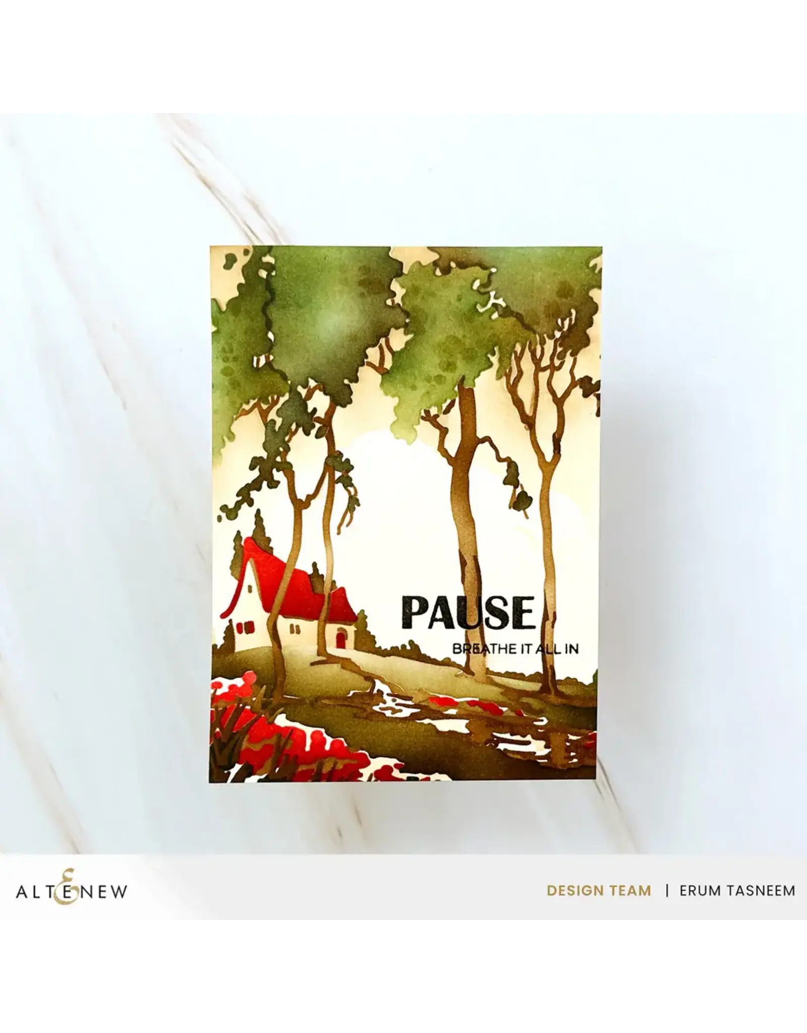 ALTENEW ALTENEW STENCIL ART: WHERE NATURE MEETS HOME LAYERING STENCIL SET 6/PK