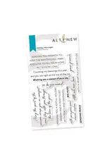ALTENEW ALTENEW HOLIDAY MESSAGES CLEAR STAMP SET