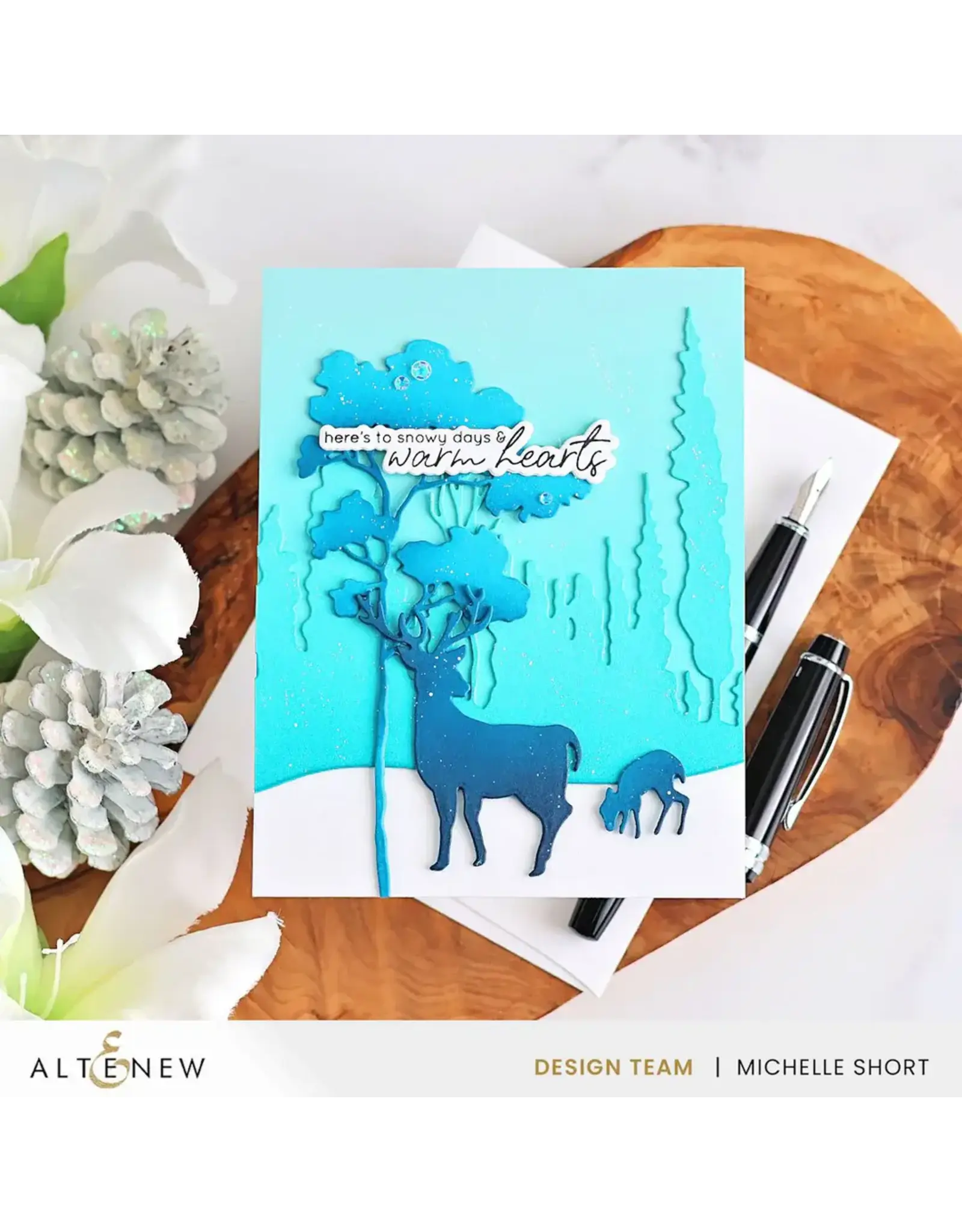 ALTENEW ALTENEW FOREST FRIENDS SILHOUETTES DIE SET