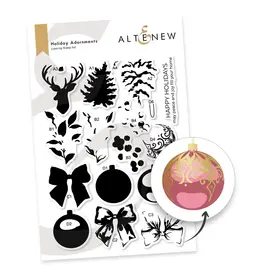 ALTENEW ALTENEW HOLIDAY ADORNMENTS CLEAR STAMP SET