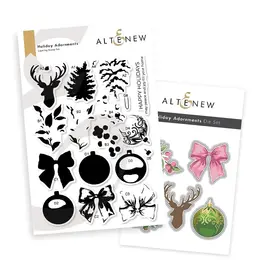 ALTENEW ALTENEW HOLIDAY ADORNMENTS CLEAR STAMP & DIE SET