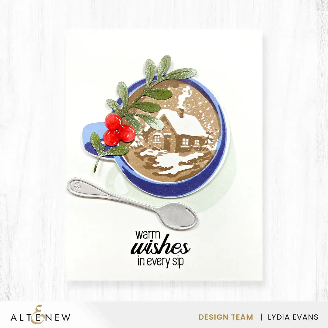 ALTENEW ALTENEW SCENES IN A SIP CLEAR STAMP SET