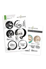 ALTENEW ALTENEW SCENES IN A SIP CLEAR STAMP & DIE SET