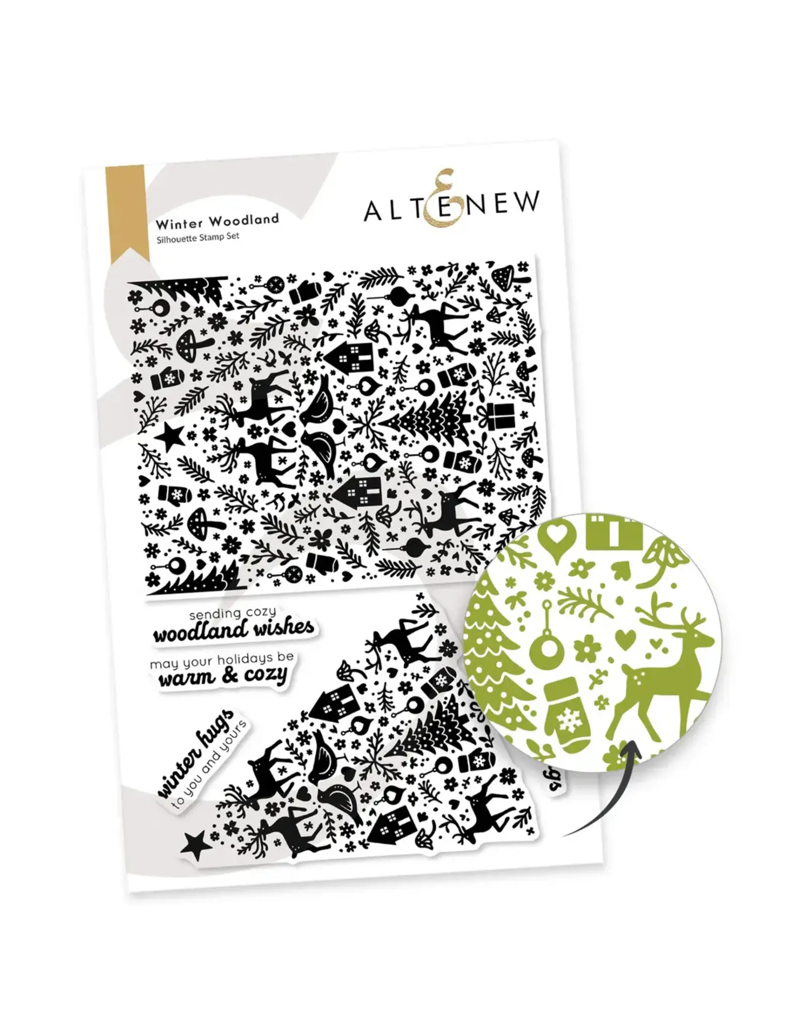 ALTENEW ALTENEW WINTER WOODLAND CLEAR STAMP SET