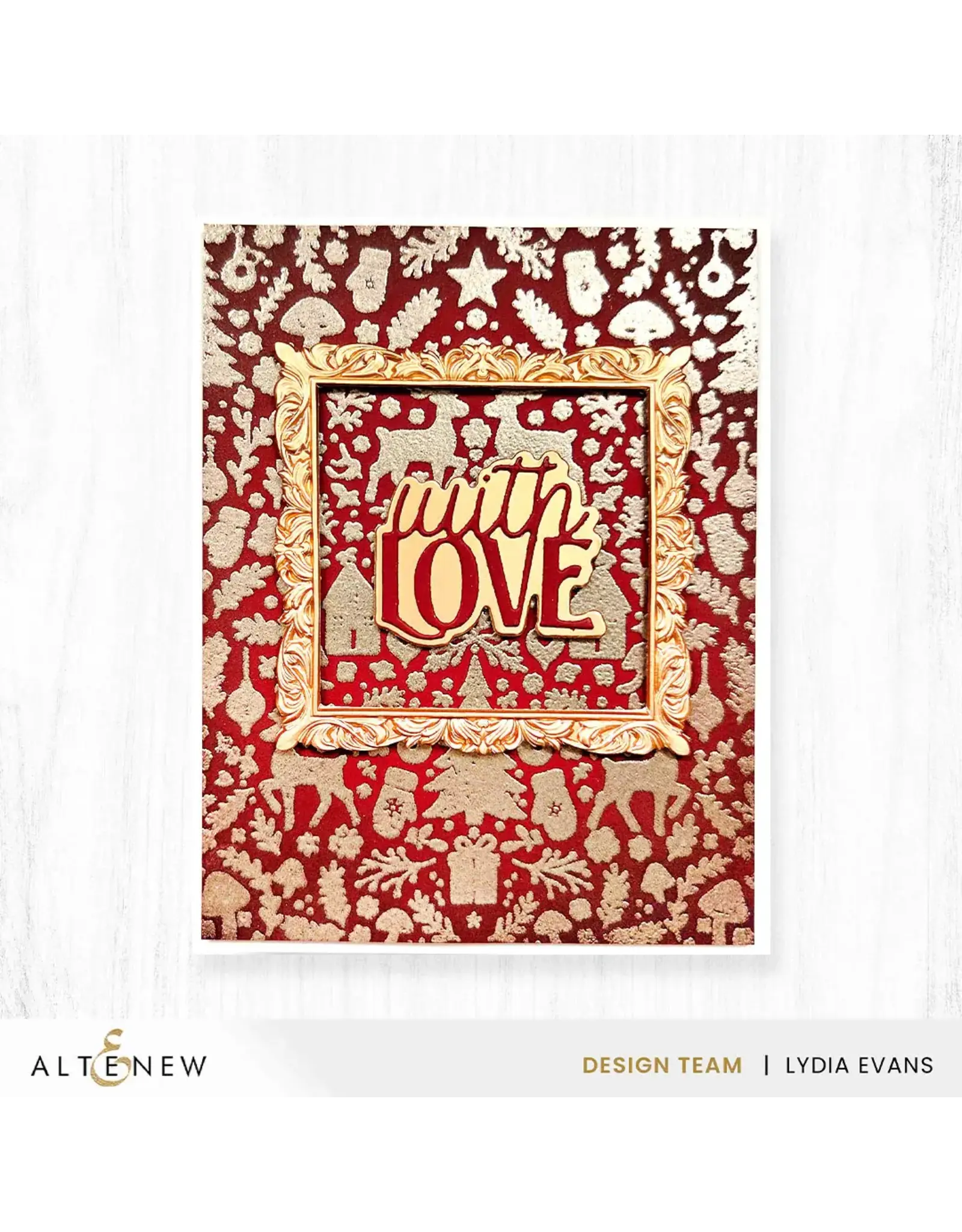 ALTENEW ALTENEW WINTER WOODLAND CLEAR STAMP & DIE SET