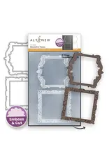 ALTENEW ALTENEW DECORATIVE FRAMES 3D EMBOSSING FOLDER AND DIE SET