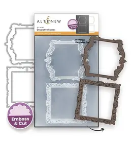 ALTENEW ALTENEW DECORATIVE FRAMES 3D EMBOSSING FOLDER AND DIE SET