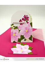 ALTENEW ALTENEW WINTERBERRY POINSETTIAS 3D EMBOSSING FOLDER