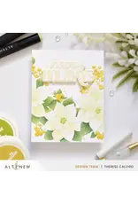 ALTENEW ALTENEW WINTERBERRY POINSETTIAS 3D EMBOSSING FOLDER AND STENCIL SET BUNDLE