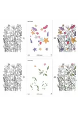 LDRS CREATIVE LDRS CREATIVE NEVER-ENDING WILDFLOWERS LAYERING STENCILS SET 2/PK