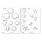 LDRS CREATIVE LDRS CREATIVE BOUQUET MAKER MASK STENCIL SET